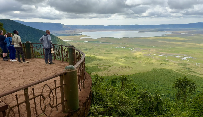 Ngorongoro Crater safari scenery